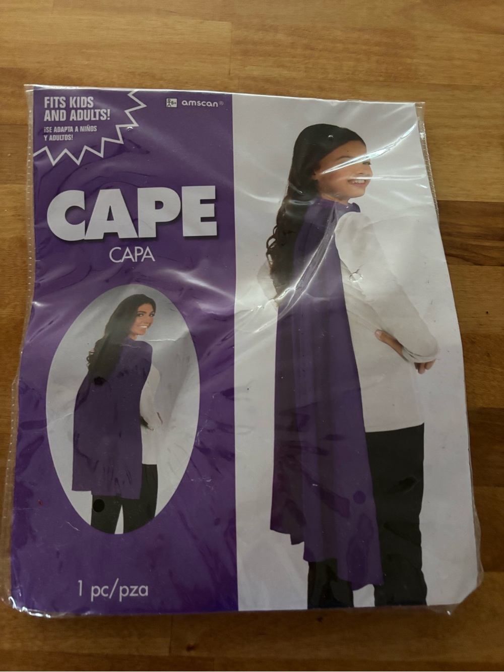 Purple Costume Cape - Classic - fits adults and kids